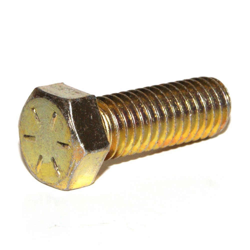 Picture of Brighton Best 424288 3/4"-10X3 1/2" Grade 8 Hex Cap Screw, Nylon Patch, Zinc Yellow Cr+6 (USA)
